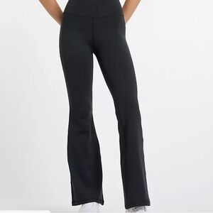 High-Rise Black Flare Leggings for Women